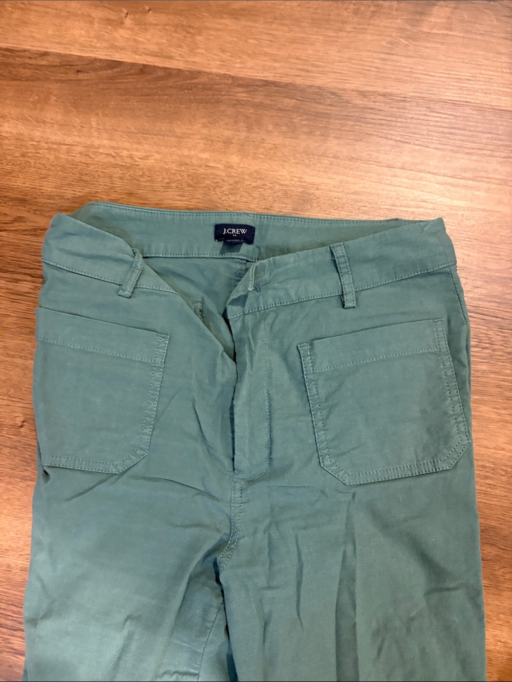 J. Crew Lizzie pants in Olive Green